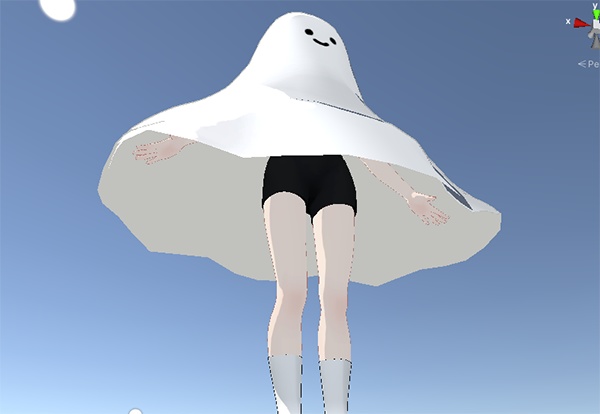 (vrc無料) ghost cloth / 유령옷 (Grus)