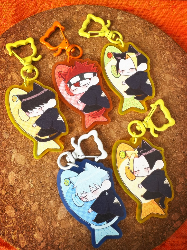 おやすみねこちゃんアクリルキーホルダー