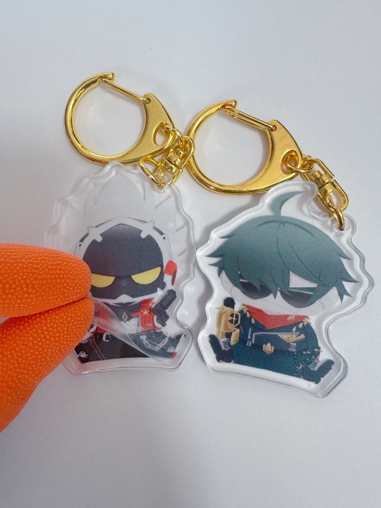 厚手アクリルキーホルダー