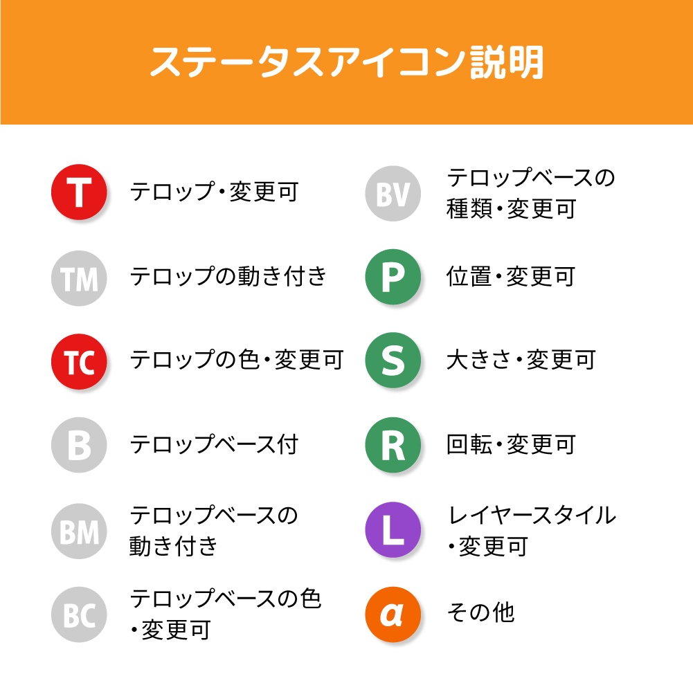 時短テロップ!mogrt-03-T_ドットの模様いりテロップ・モーショングラフィックステンプレート