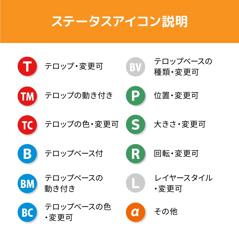 時短テロップ!点からテロップが出てくるmogrt