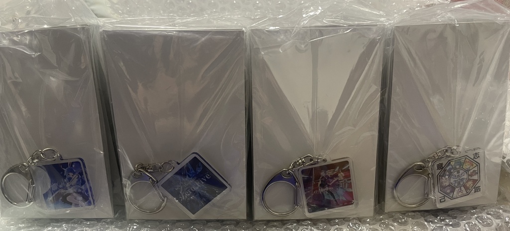 AЯZ CDジャケットアクリルキーホルダー4個セット