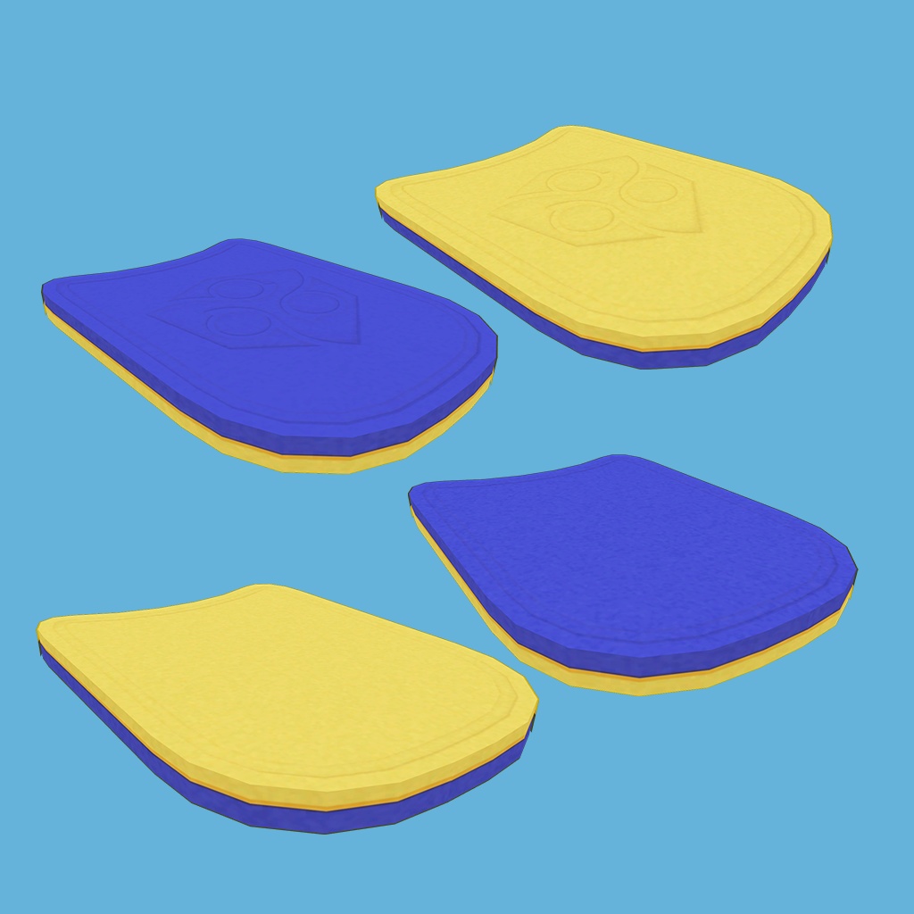 ビート板(Kickboard)【VRChat想定】