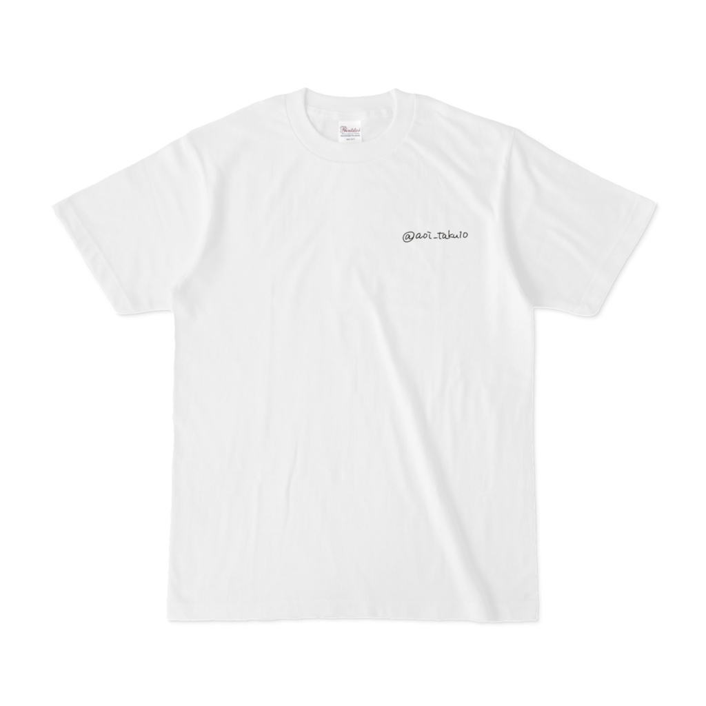 【復刻】藍衣タクト手書きID Tシャツ