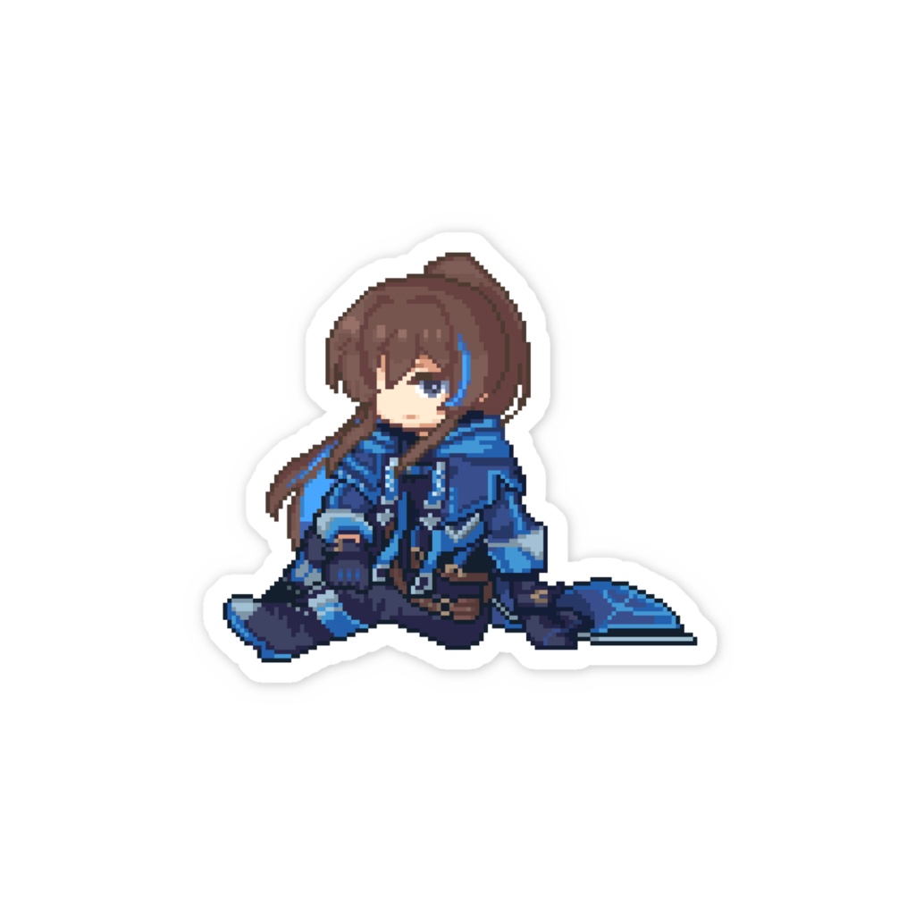 ドットイラスト スマホステッカー(全2種)