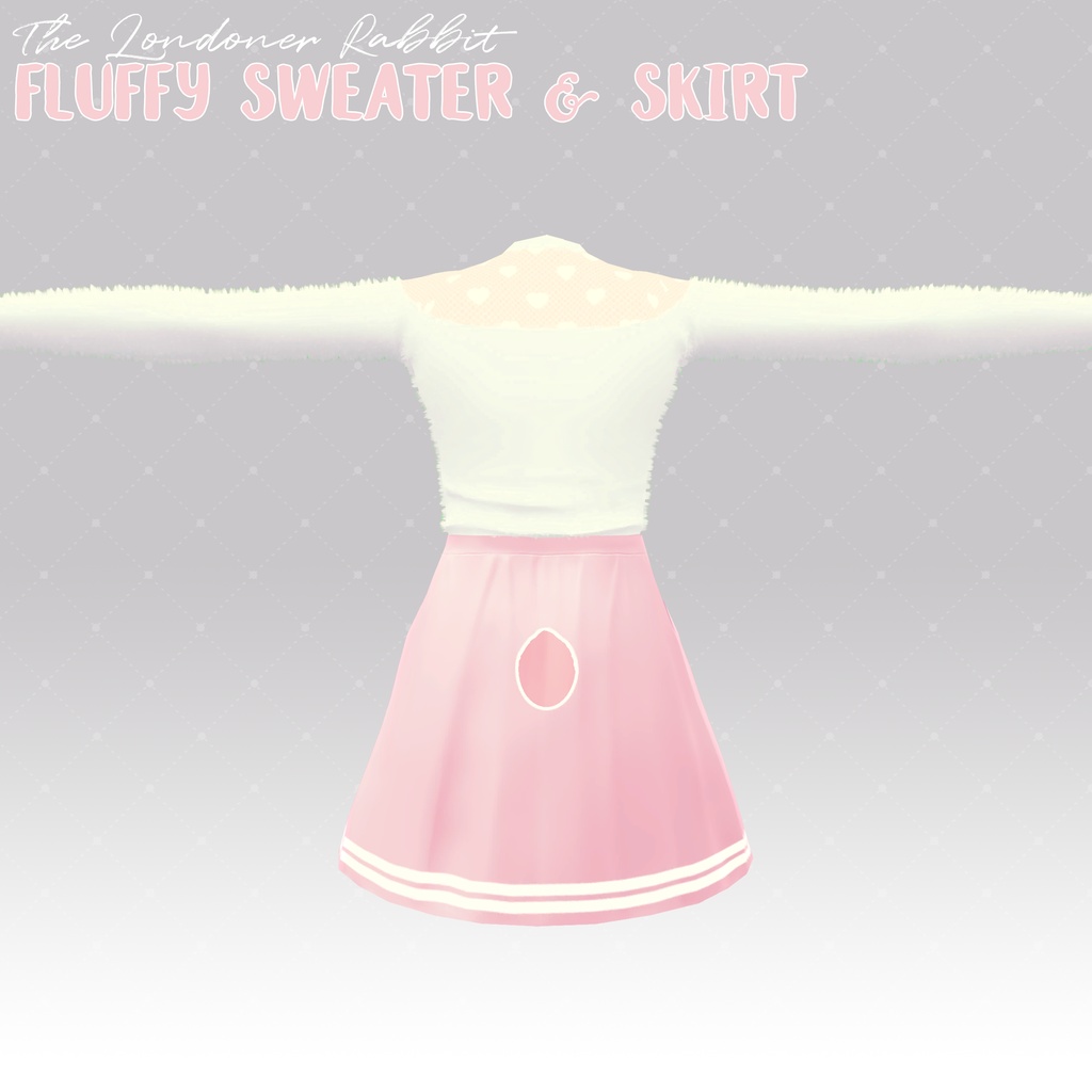 【LSBody】もふもふセーターとスカート / Fluffy Sweater & Skirt