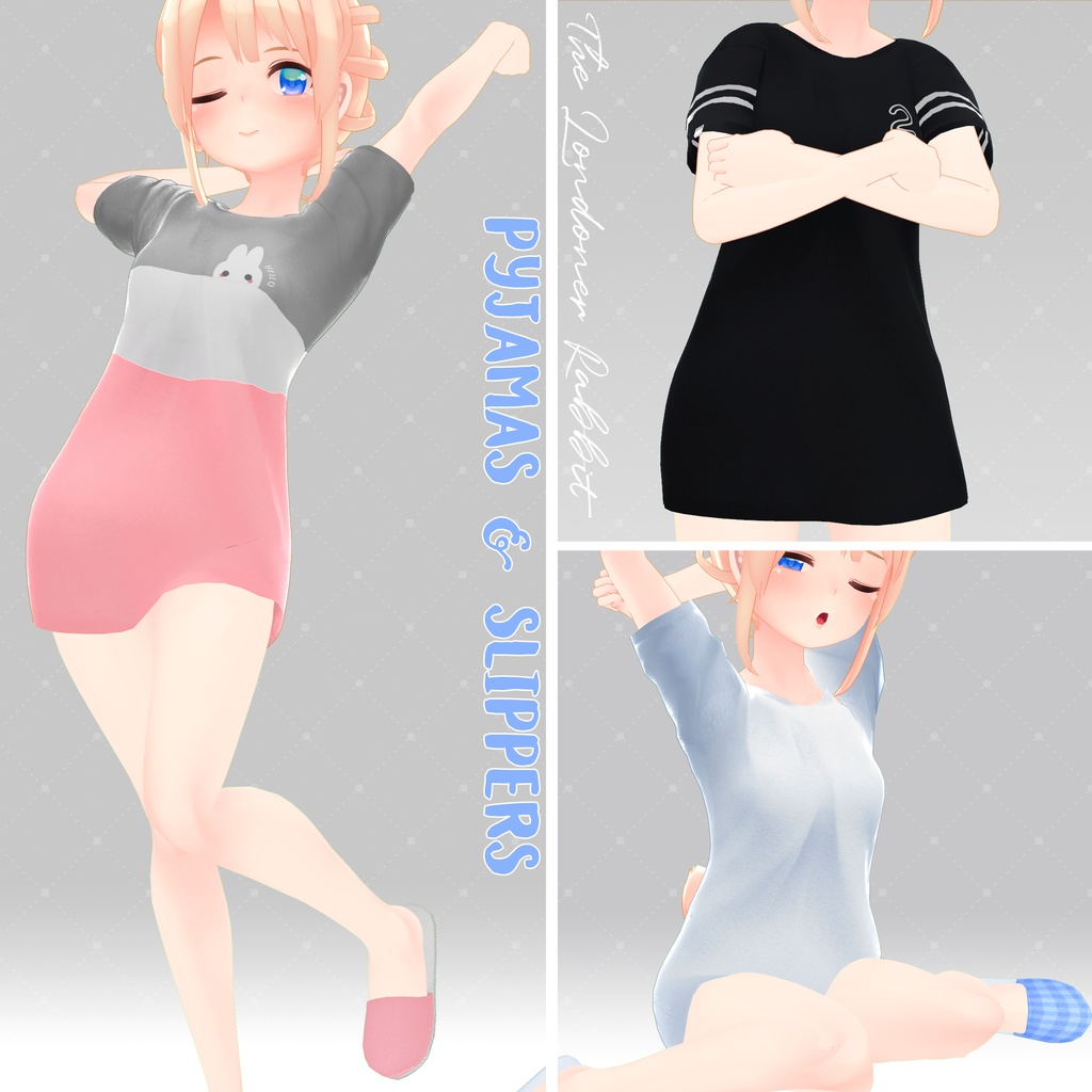 【LSBody】パジャマ・スリッパ / Pyjamas & Slippers