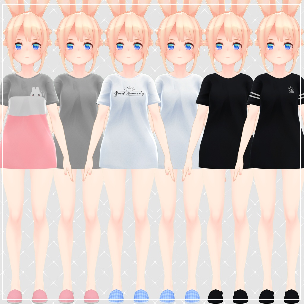 【LSBody】パジャマ・スリッパ / Pyjamas & Slippers