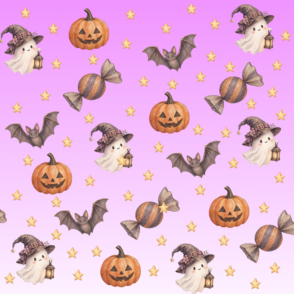     大人かわいいハロウィン柄｜デジタルペーパー3枚セット