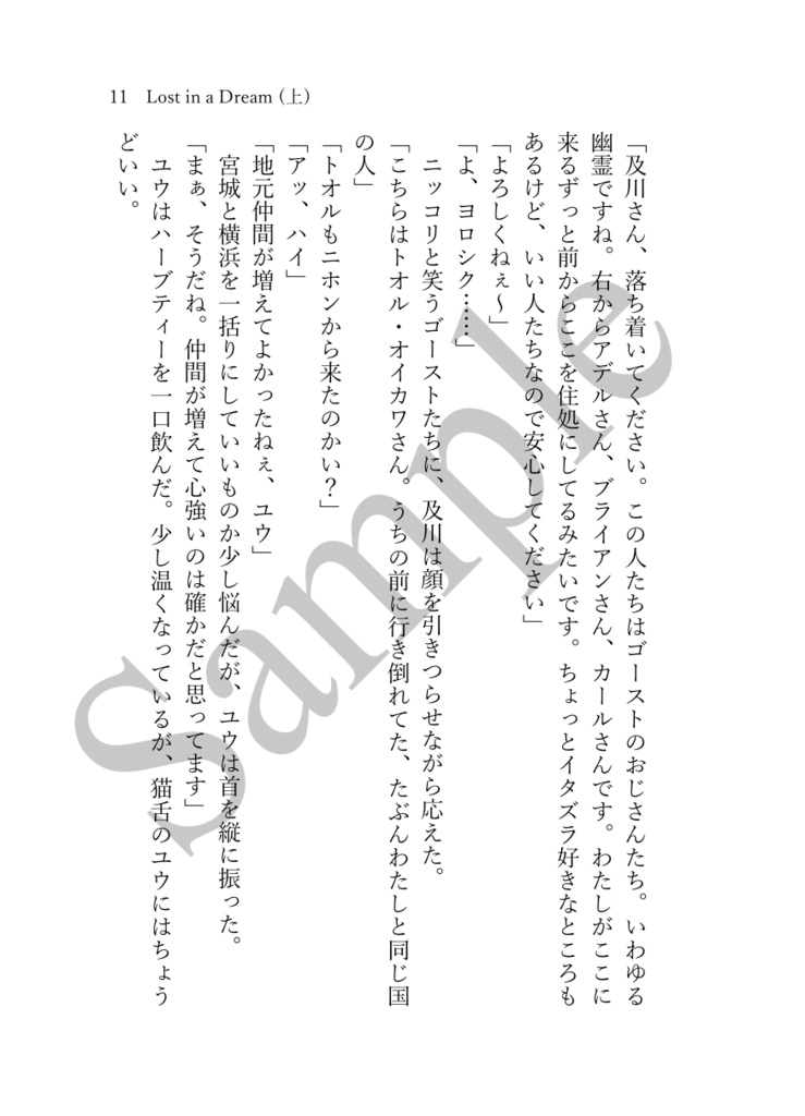 《あんしんBOOTHパック(ネコポス)発送》Lost in a Dream (上)【HQ!! 及川徹 夢小説本】※twstとのクロスオーバー