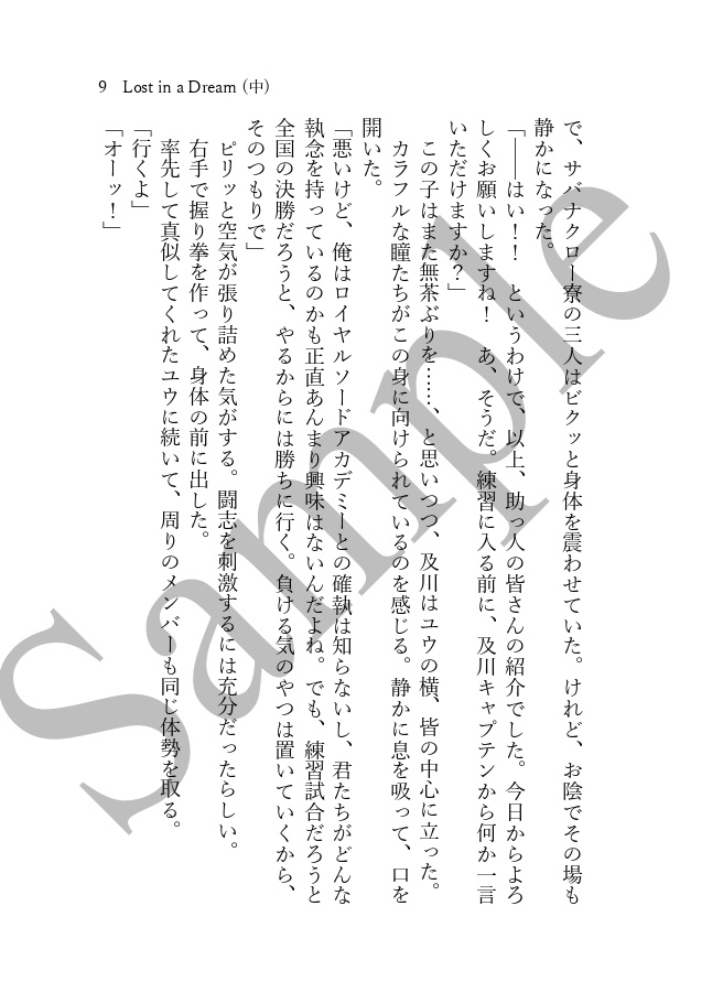 《あんしんBOOTHパック(ネコポス)発送》Lost in a Dream (中)【HQ!! 及川徹 夢小説本】※twstとのクロスオーバー