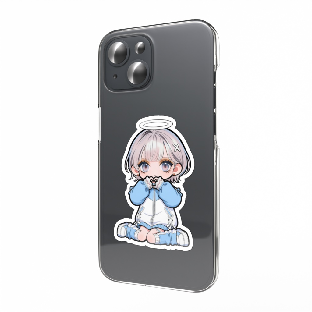 ちびサブカル天使ちゃんのスマホステッカー