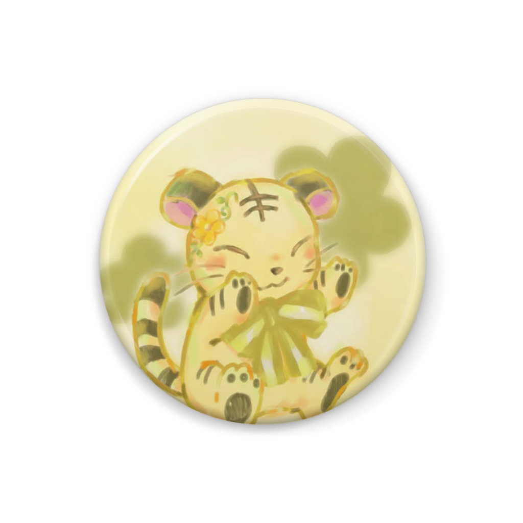 寅年さん缶バッジ