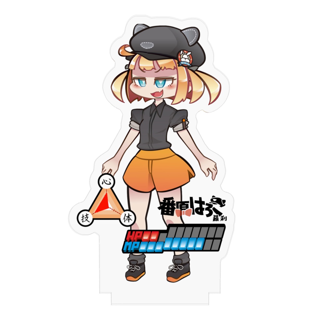 アクリルバトルフィギュア:番原はろこ(羅刹)