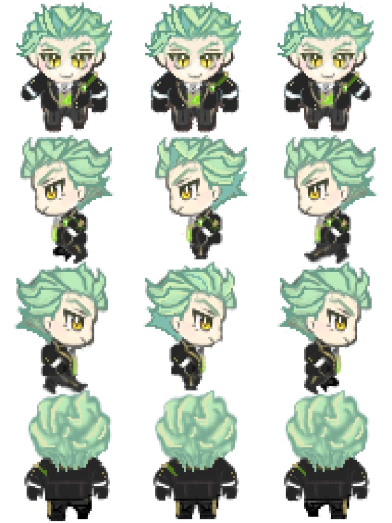 ピクスク用アバター【制服・セベク】