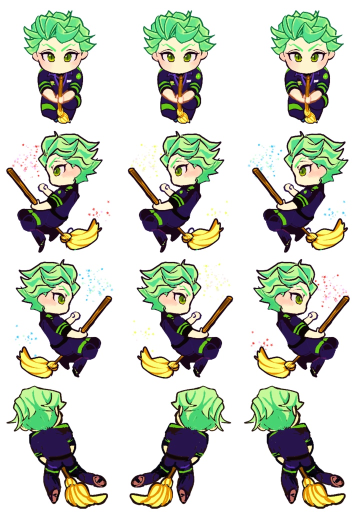 ピクスク用アバター【飛行術・セベク】