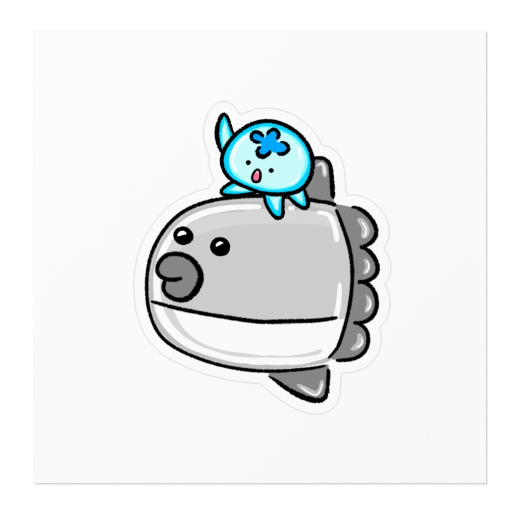 くらげ×マンボウ