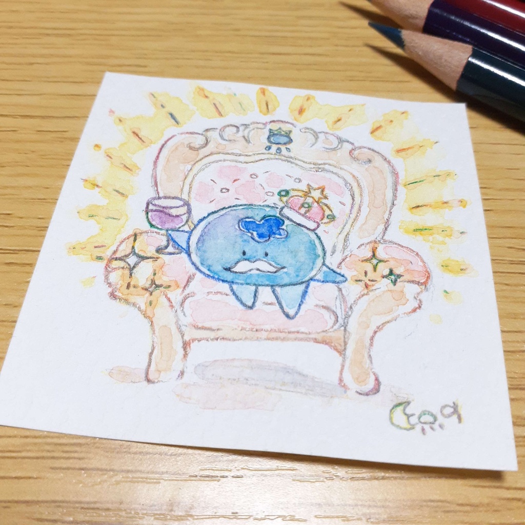 「くらげKING」ミニ原画
