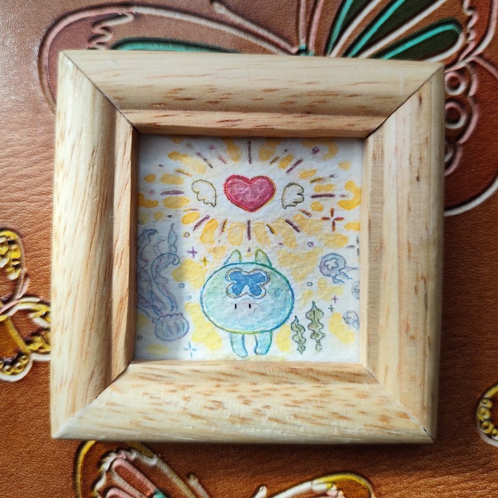 「ラブパワーくらげくん」ミニ原画