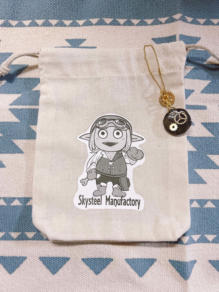 ステファニヴィアン ゼフィラン コットン巾着