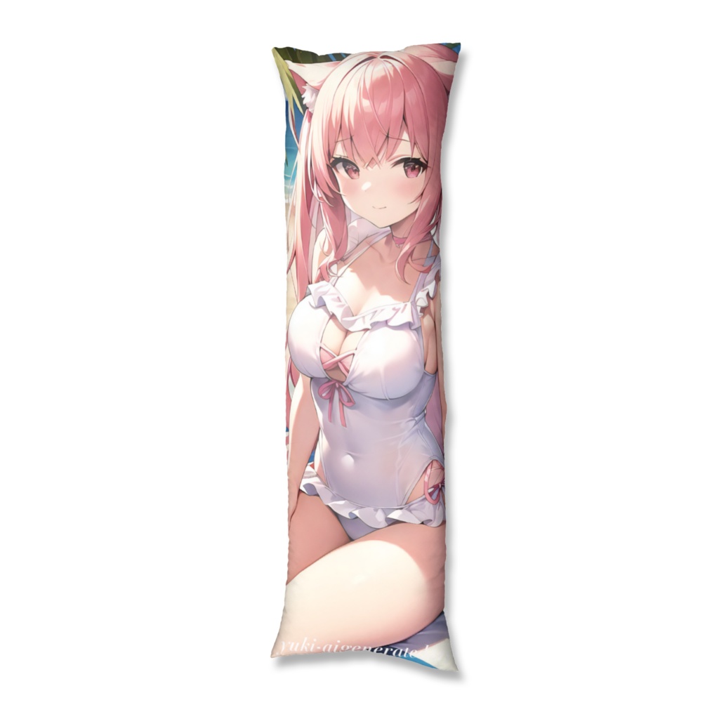 「Momoといっしょにまったり」抱き枕カバー- 500x1600(mm)DAKIMAKURA (Body Pillow Cover)
