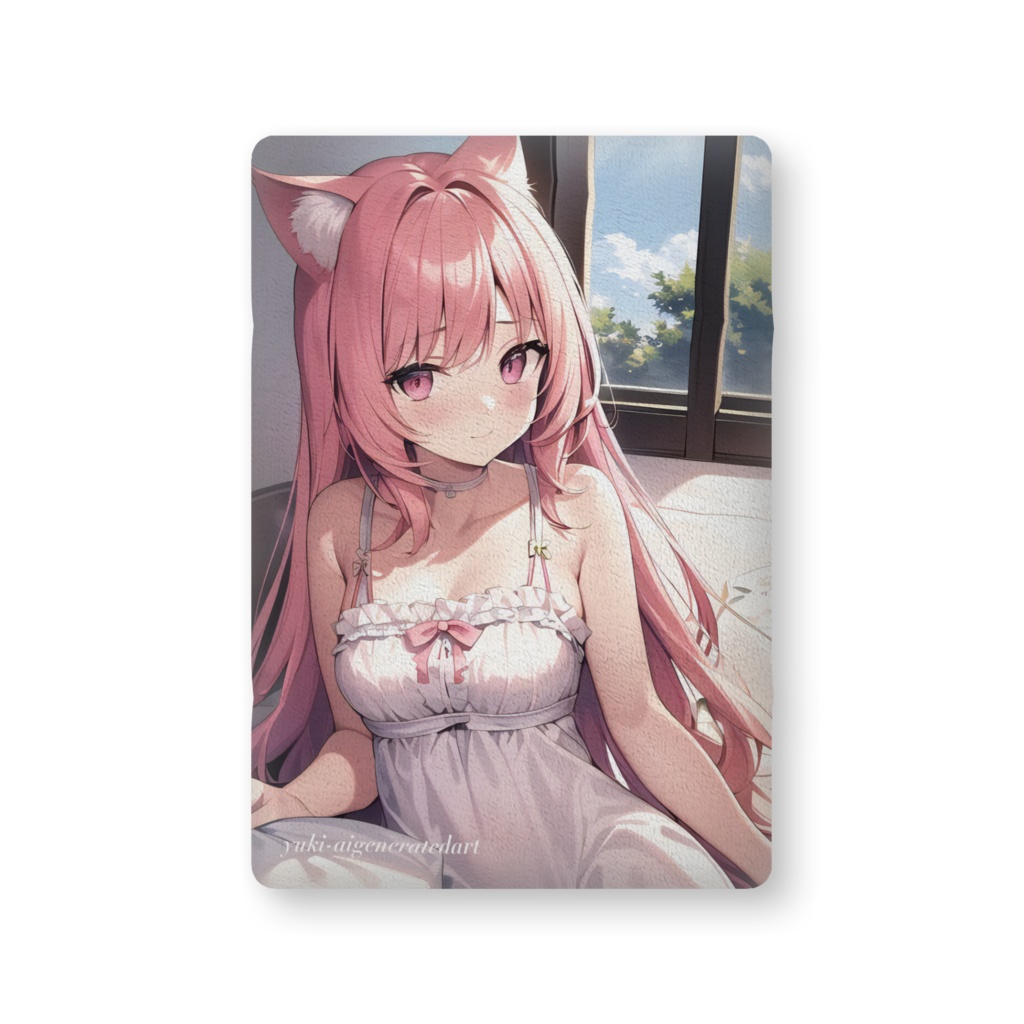 「Momoの癒し」ふかふかクッション - 大(H86×W61cm以内)Fluffy Cushion – Large