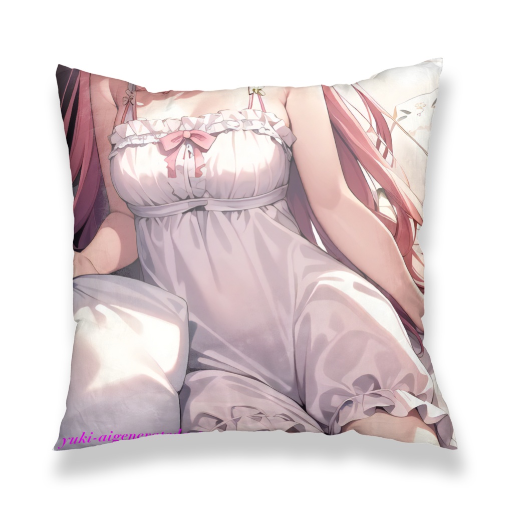 「Momoとまったり」クッションカバー - 450x450(mm)Cushion Cover