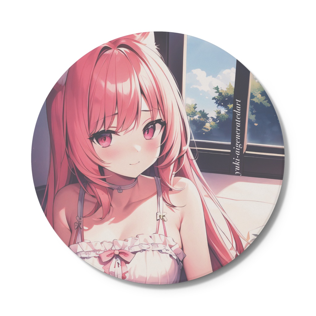 「Momoとまったり」コースター  - 円形　Round Coaster – for drinks