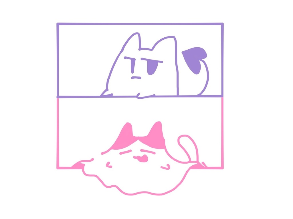 しゅんねむのユルカワなアクリル時計