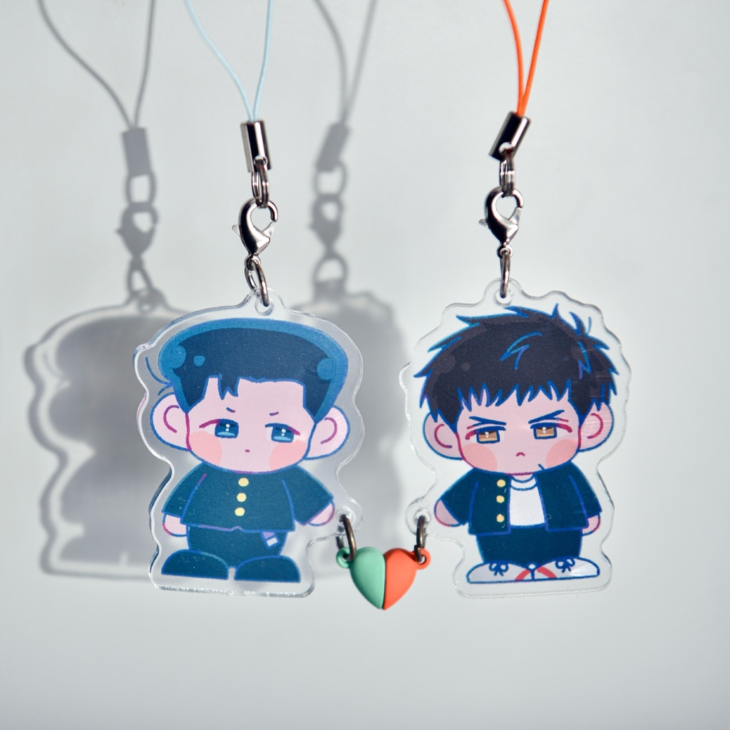 両想いアクリルキーホルダー