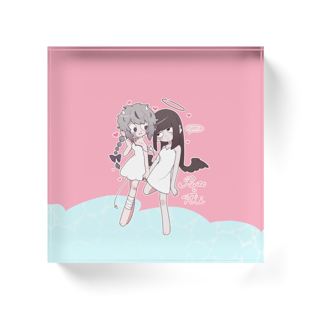 にょたルトアキ アクリルブロック