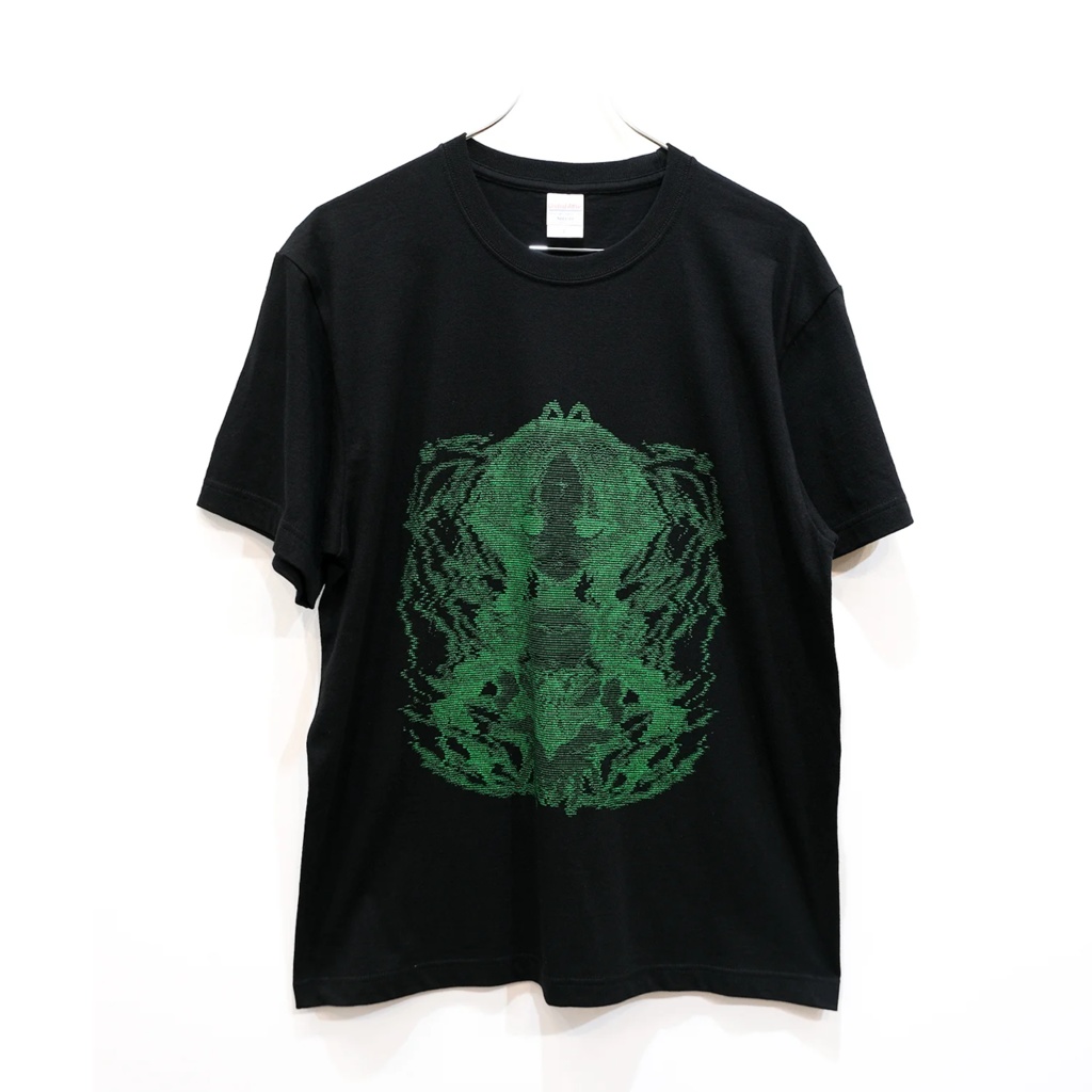 AA T-shirt_Black×Green