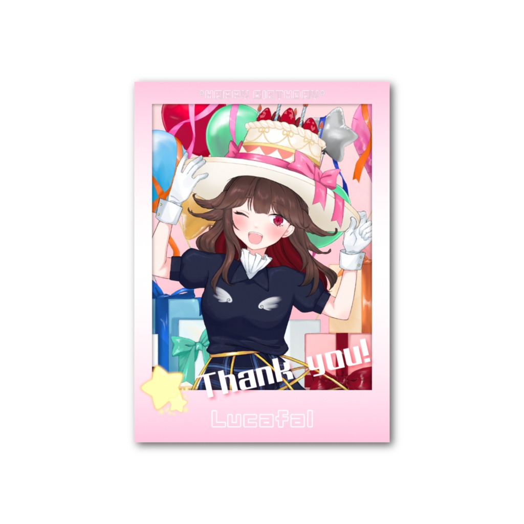 るかふぁるお誕生日記念②フォトカード
