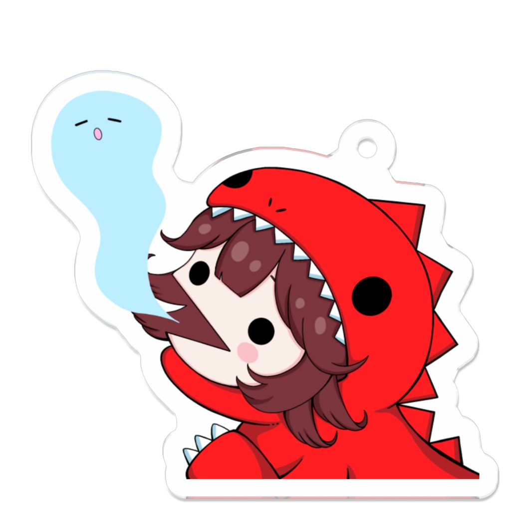アクリルキーホルダー（るかザウルス）