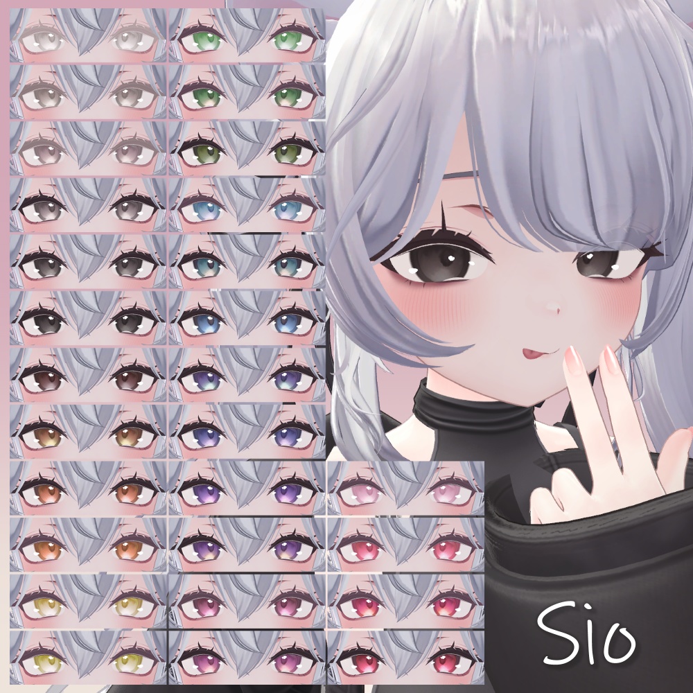 【5avatar】病みかわ双子Makeup&Eyetexture【28Color】