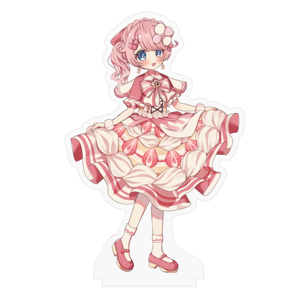 花星るな◇苺ケーキ衣装 アクリルスタンド