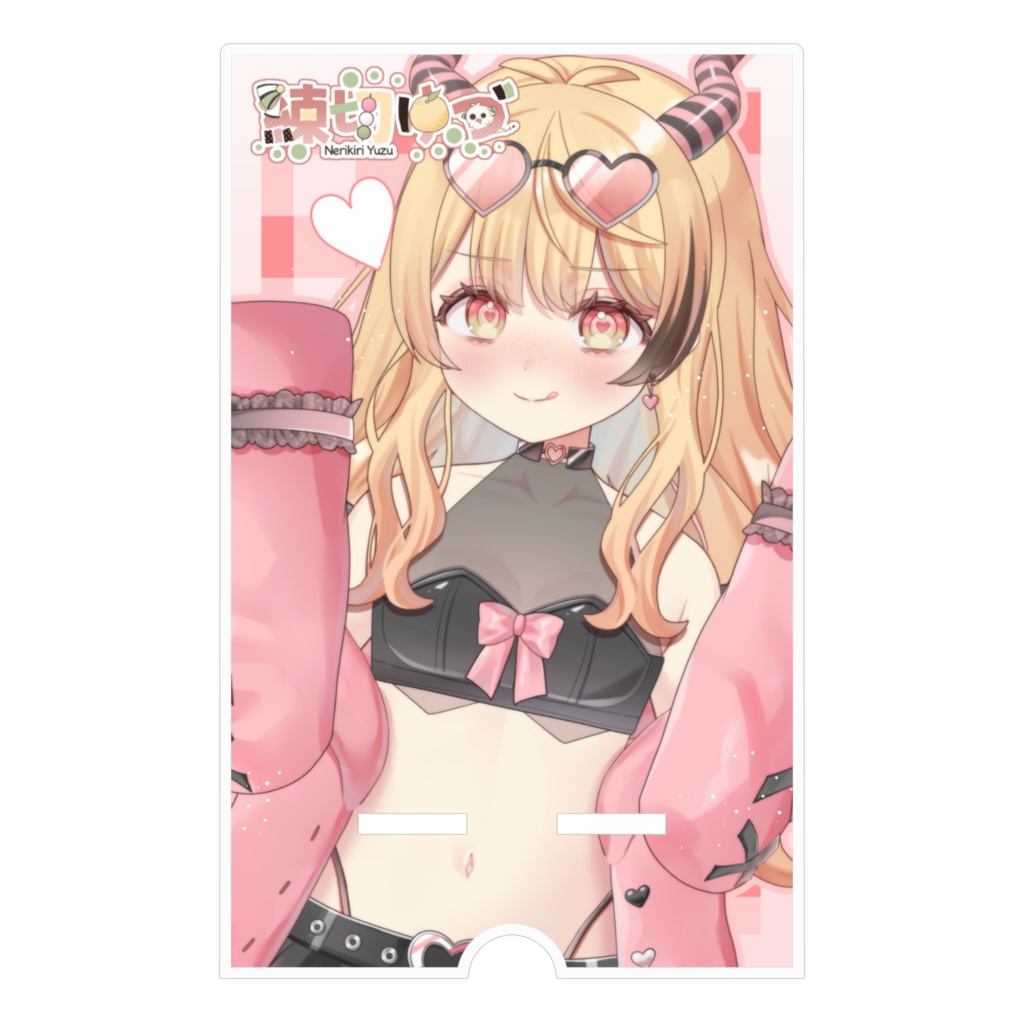 【練切ゆづ】悪魔衣装-アクリルスマホスタンド