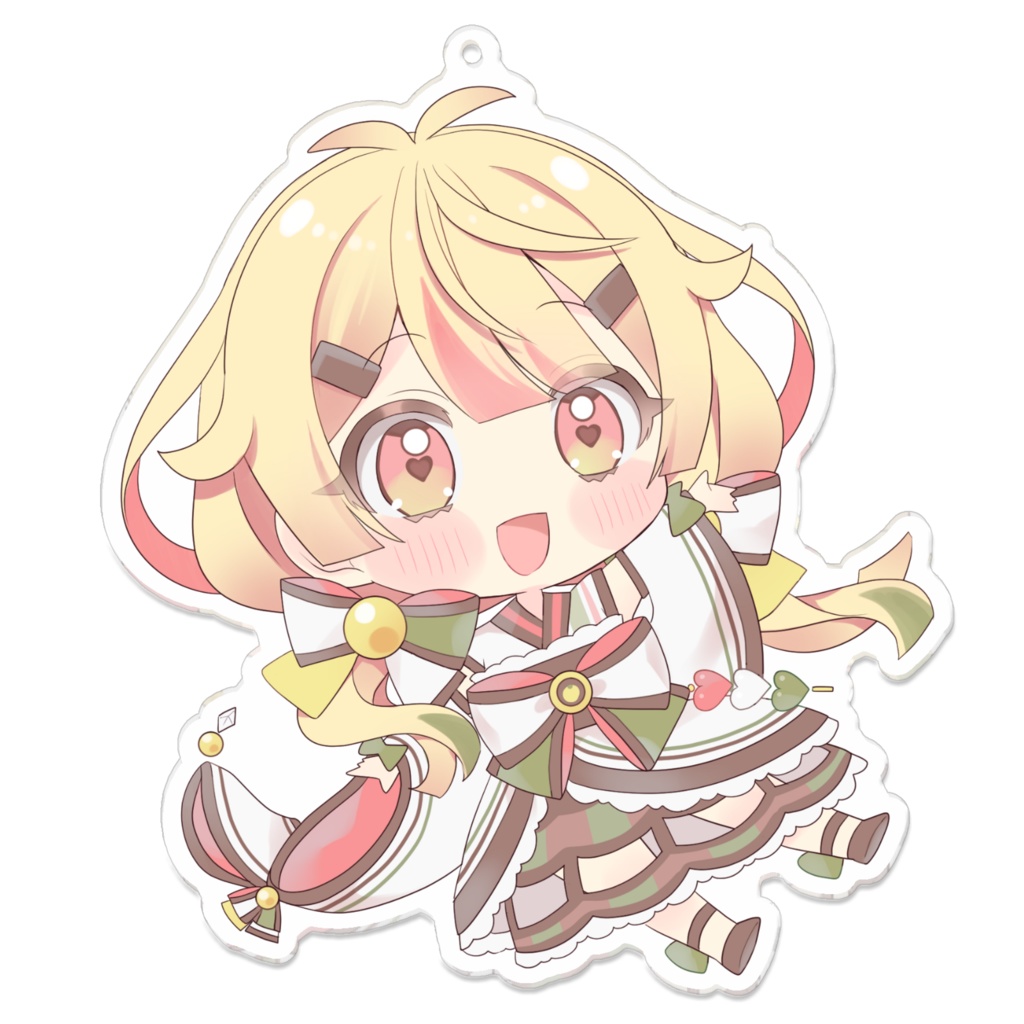 練切ゆづ◇ver3.おさげミニキャラアクキー