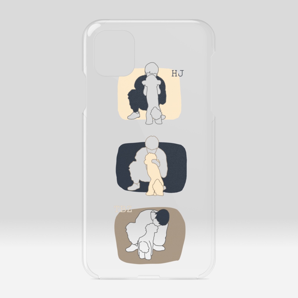 クリアiPhoneケース-HJ