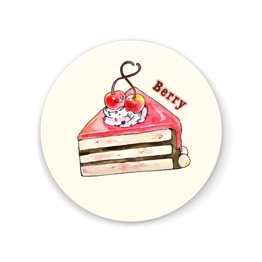 Berry 缶ミラー🍒☆ ° 56mm