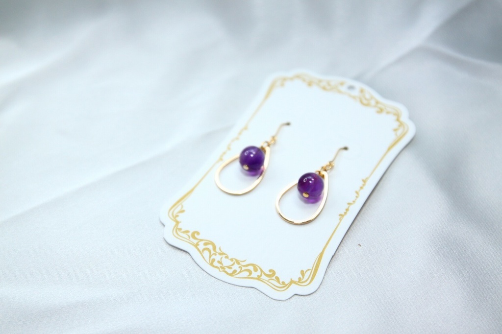 アメジストのピアス&イヤリング