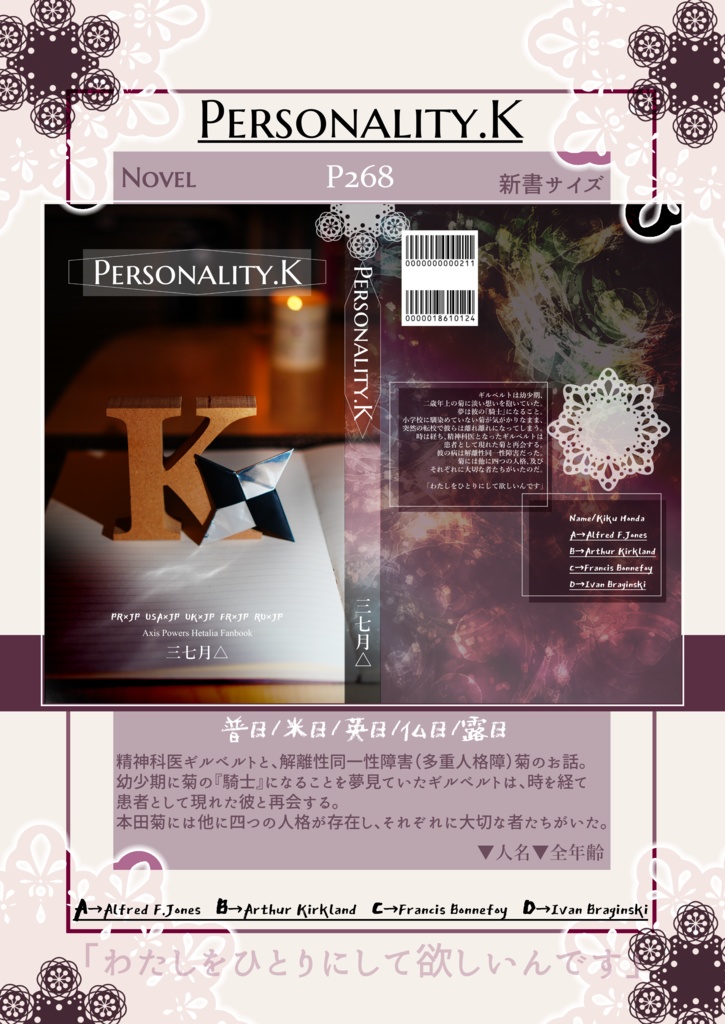 Personality.K【日受け】