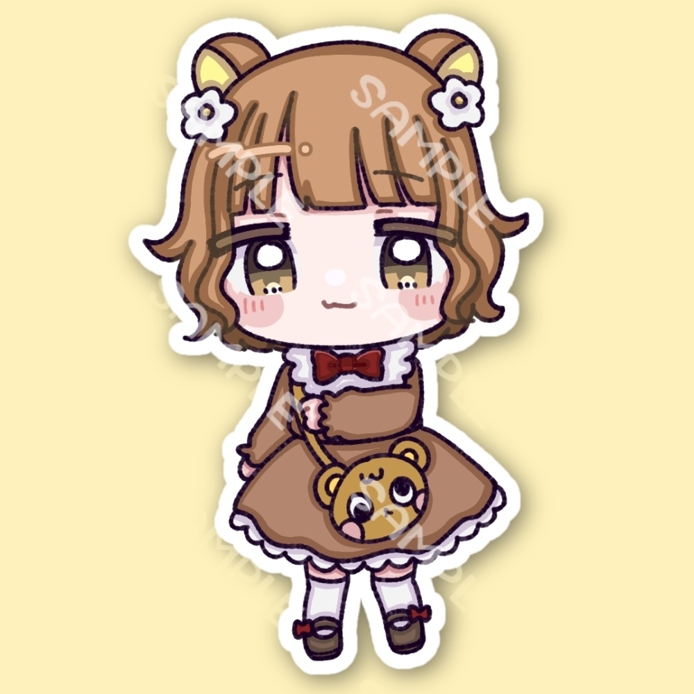 くまこちゃん アクリルスタンド 75×75mm
