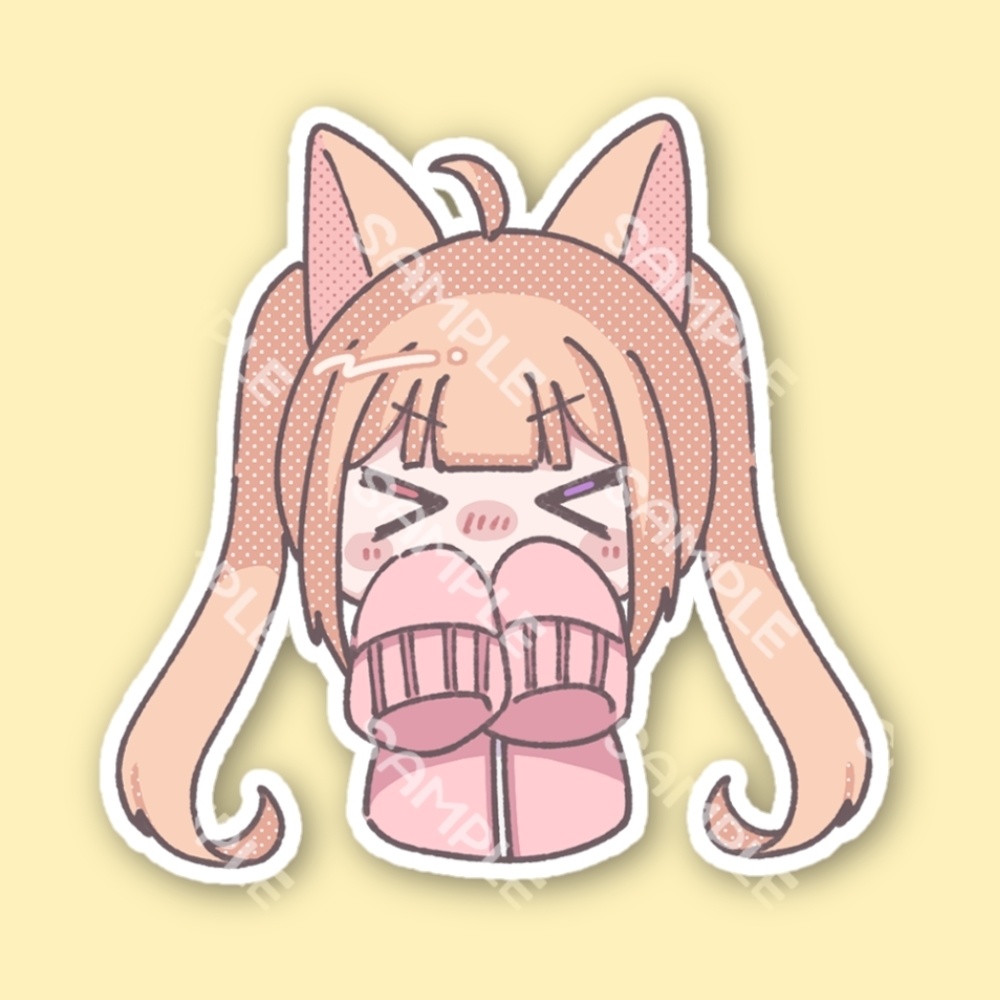 はるとちゃん ステッカー 6cm