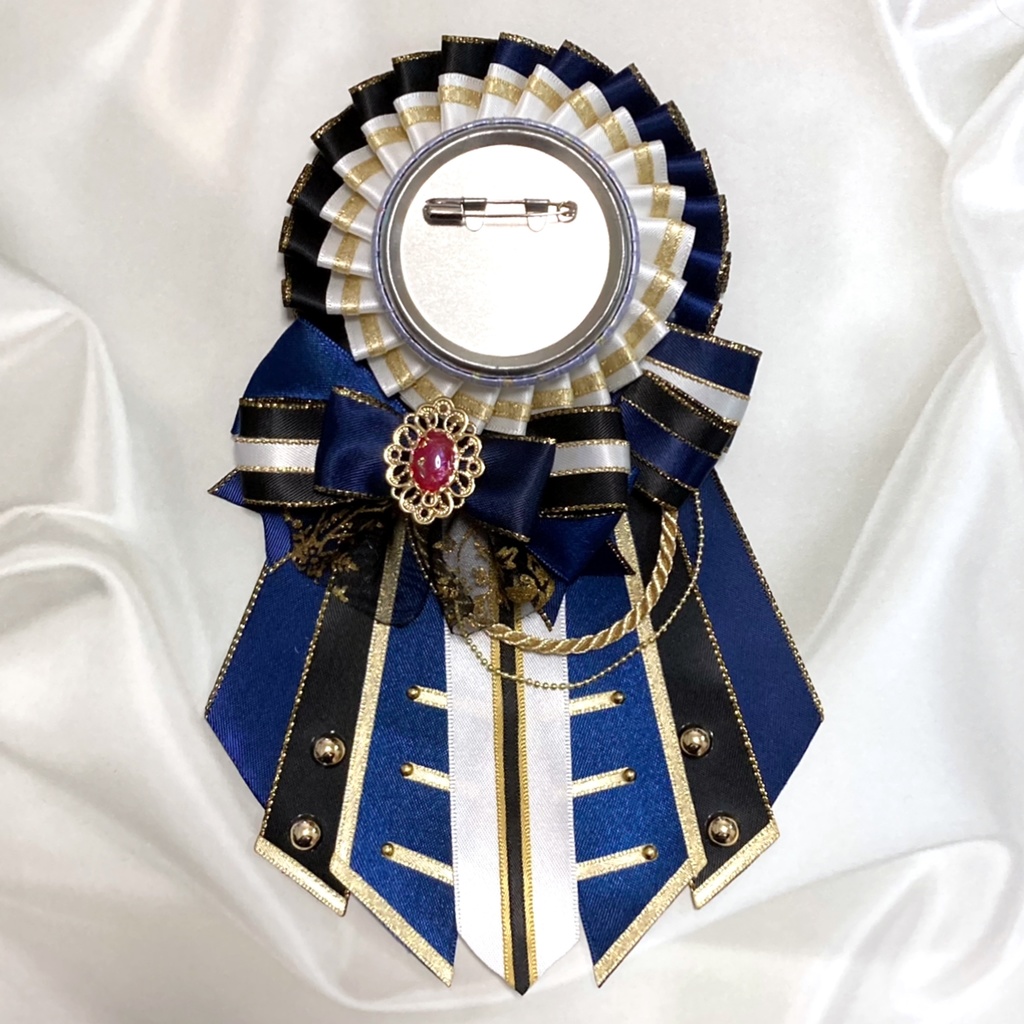 騎士イメージロゼット 54-57mm缶バッジ対応