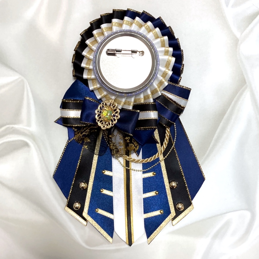 騎士イメージロゼット 54-57mm缶バッジ対応