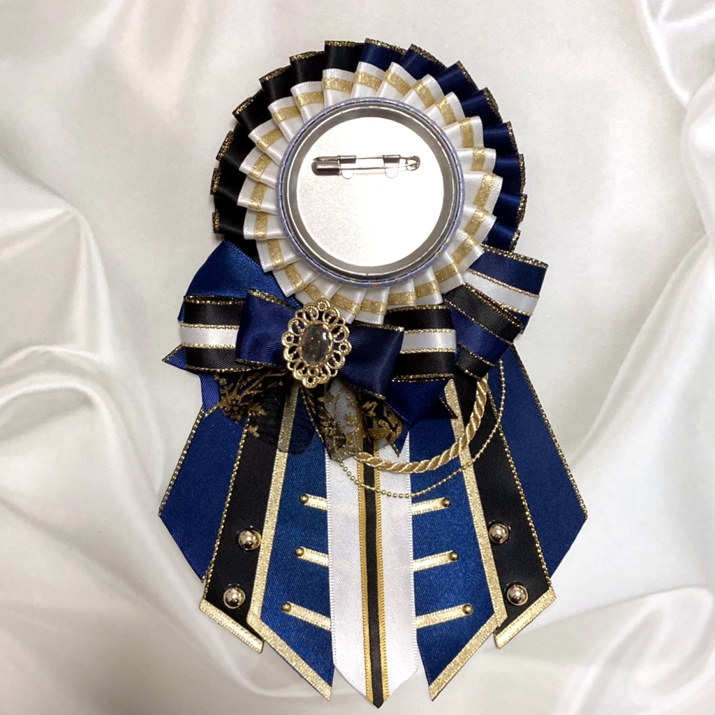 騎士イメージロゼット 54-57mm缶バッジ対応