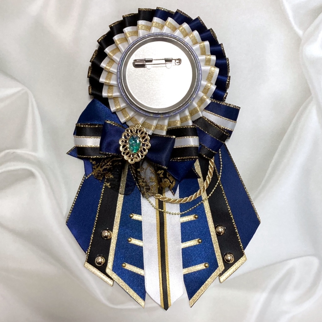 騎士イメージロゼット 54-57mm缶バッジ対応