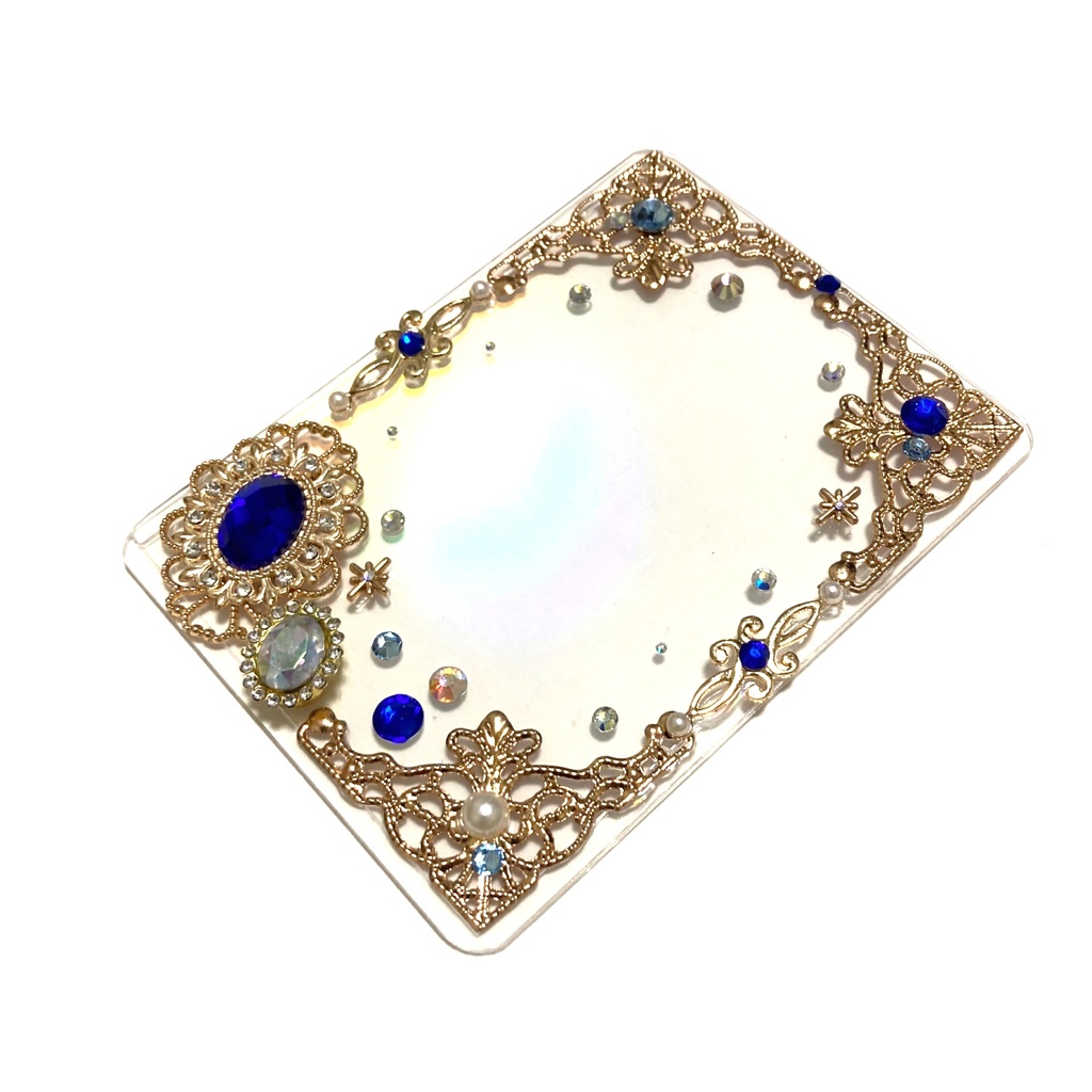 4.硬質ケース♡シャイニーブルーホログラム