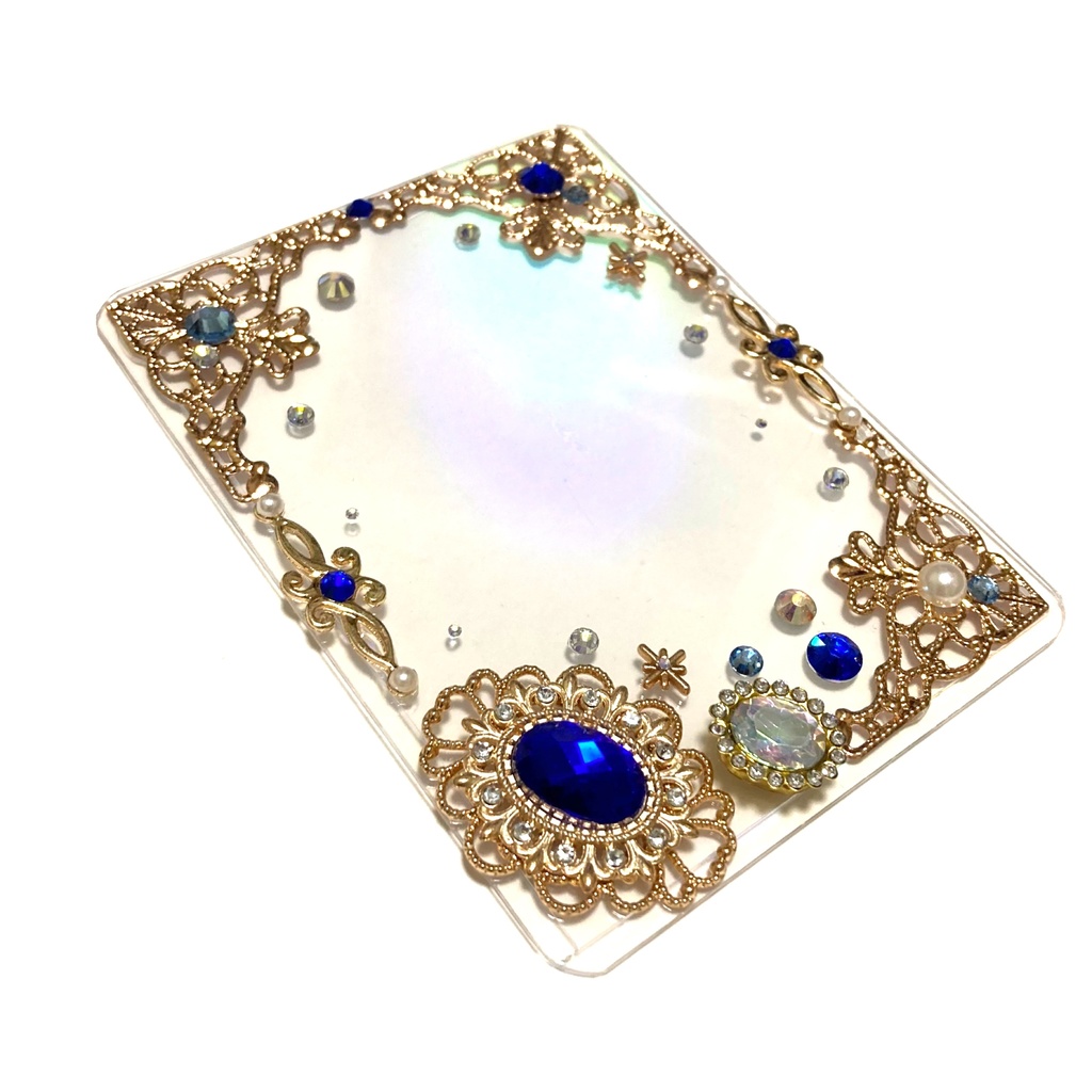 4.硬質ケース♡シャイニーブルーホログラム